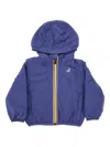 K-way Le Vrai 3.0 Claude Hooded Jacket In Blue