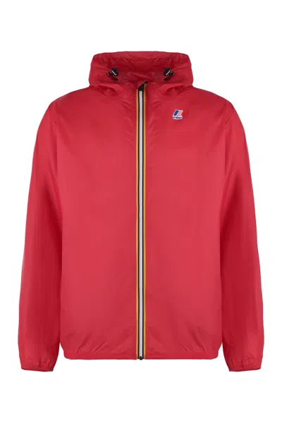 K-way Le Vrai 4.0 Claude Warm Water Repellent Jacket In Red