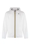 K-way Le Vrai 3.0 Claude Hooded Nylon Jacket In White