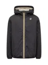 K-way Veste Coupe-vent Le Vrai 3.0 Claude En Nylon In Black