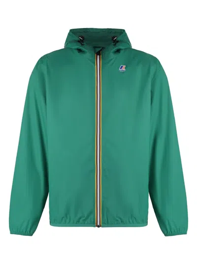 K-way Le Vrai 3.0 Claude Jacket In Green