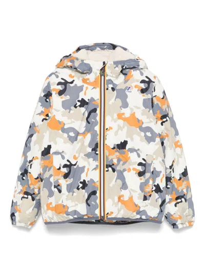 K-way Kids' Le Vrai 3.0 Claude Jacket In Beige