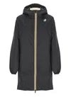 K-way Le Vrai 3.0 Eiffel Orsetto Padded Coat In Black