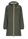 K-way Sophie St Thermo Double Down Jacket In Green