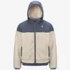 K-way Neige Hooded Fleece Jacket In Multi