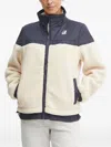 K-way Le Vrai 3.0 Jilde Orsetto Fleece-panelled Zip-up Jacket In Blue