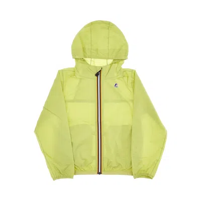 K-way Le Vrai 3.0 Nylon Jacket Kids In Green