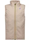 K-way Le Vrai 3.0 Rouland Warm Gilet In Neutrals