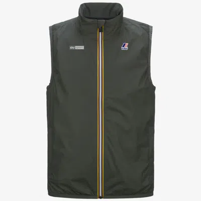 K-way Le Vrai 3.0 Rouland Warm Sky Sport In Green Blackish
