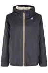 K-way Le Vrai Claude 3.0 Packable Raincoat In Black