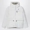 K-way Le Vrai 4.0 Aurale White Jacket In Gray