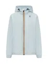 K-way Le Vrai 4.0 Claude Hooded Jacket In Blue