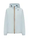 K-way Le Vrai 4.0 Claude Hooded Jacket In Blue