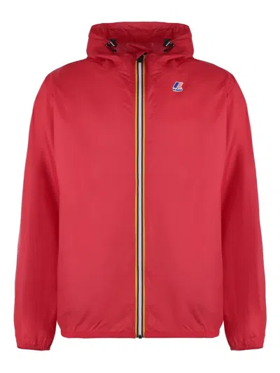 K-way Le Vrai 4.0 Claude Warm Water Repellent Jacket In Red