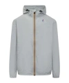 K-way Le Vrai 4.0 Claude Hooded Jacket In Gray