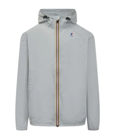 K-way Le Vrai 4.0 Claude Hooded Jacket In Gray