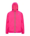 K-way Le Vrai 4.0 Claude Hooded Jacket In Pink