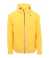 K-way Man Jacket Acid Green Size Xxs Polyamide In Yellow