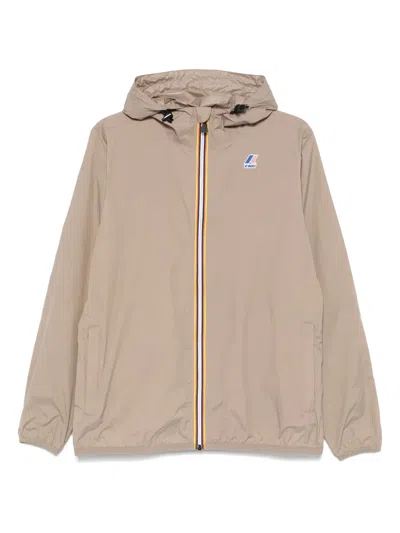 K-way Le Vrai 4.0 Claude Jacket In Neutral