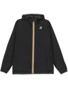 K-way Le Vrai 3.0 Claude Warm Man Jacket Black Size Xxl Polyamide In Black