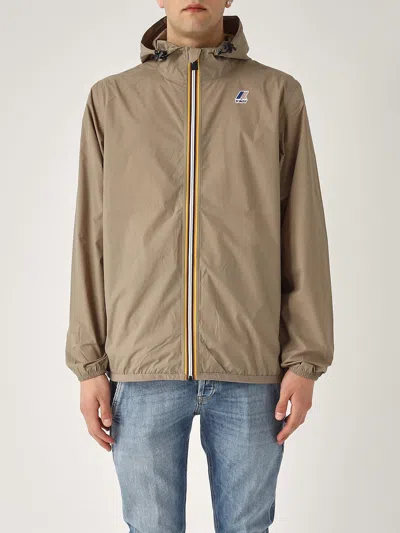 K-way Le Vrai 4.0 Claude Jacket In Brown