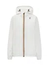 K-way Le Vrai 3.0 Claude Hooded Nylon Jacket In White