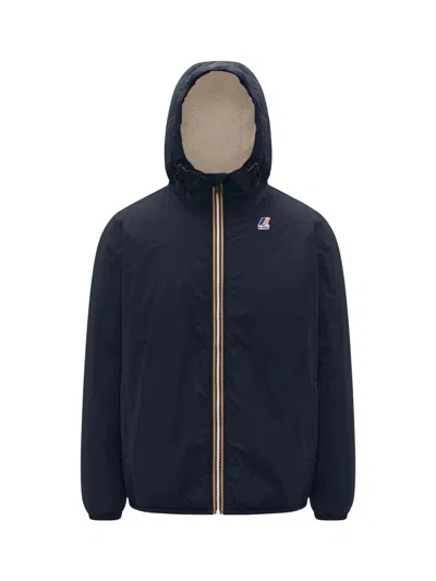 K-way Le Vrai 4.0 Claude Orsetto Jacket In Blue