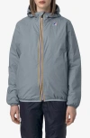 K-way Le Vrai 4.0 Claude Warm Water Repellent Jacket In Blue