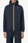 K-way Le Vrai 4.0 Claude Water Repellent Jacket In Blue