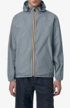 K-way Le Vrai 4.0 Claude Water Repellent Jacket In Grey Md