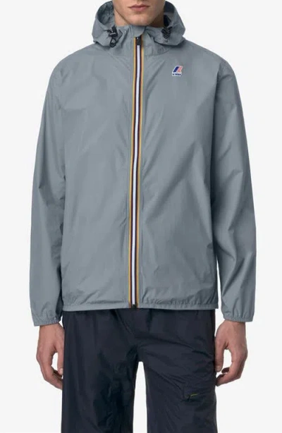 K-way Le Vrai 4.0 Claude Water Repellent Jacket In Grey Md