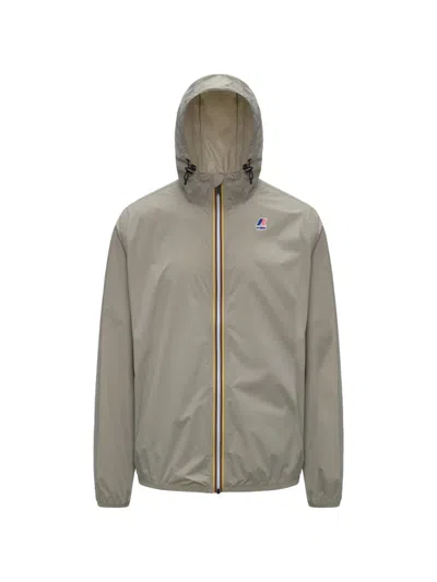 K-way Le Vrai 4.0 Claude Windbreaker In Gray