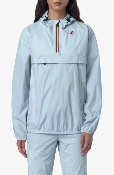 K-way Le Vrai 4.0 Leon Water Repellent Anorak In Blue