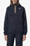 K-way Le Vrai 4.0 Leon Water Repellent Anorak In Blue Depth