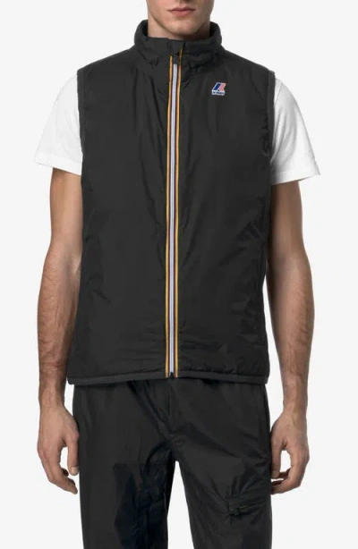 K-way Le Vrai 4.0 Rouland Warm Water Repellent Vest In Black Pure