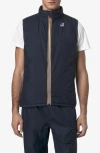 K-way Le Vrai 4.0 Rouland Warm Water Repellent Vest In Blue