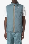 K-way Le Vrai 4.0 Rouland Warm Water Repellent Vest In Green Iron