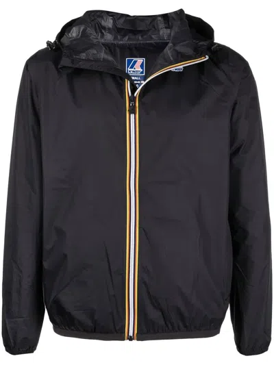 K-way Le Vrai Claude 3.0 Hooded Jacket In Black