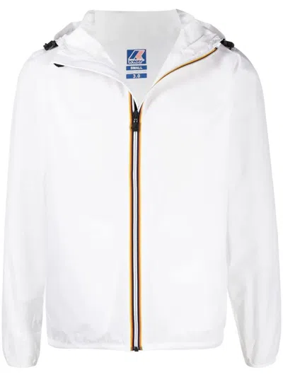 K-way Le Vrai Claude Hooded Jacket In White