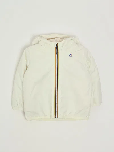 K-way Kids' Le Vrai Claudine Orsetto Jacket In White