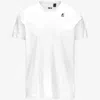K-way White Edouard T-shirt In Cotton