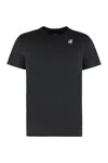 K-way Le Vrai Edouard Cotton Crew-neck T-shirt In Usy