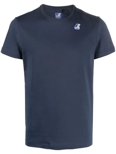K-way Le Vrai Edouard T-shirt In Blue