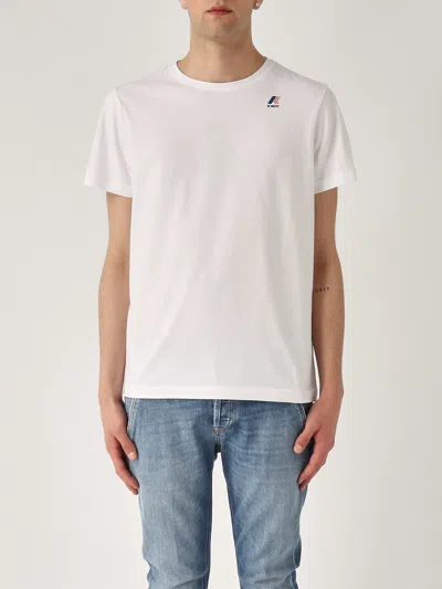 K-way Le Vrai Edouard T-shirt In Bianco