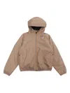 K-way Le Vrai Hooded Jacket In Brown