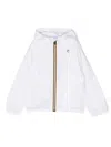 K-way Le Vrai Hooded Zip Jacket In White