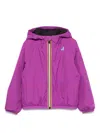 K-way Le Vrai Jacket In Purple