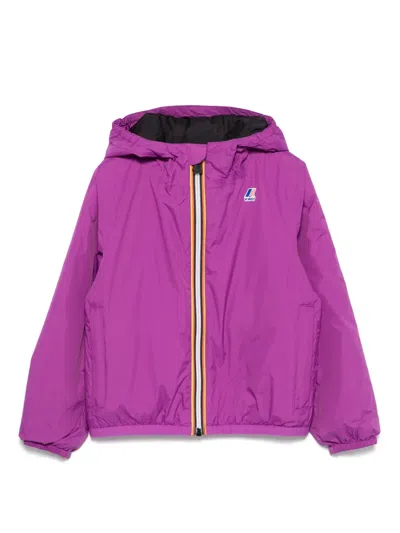 K-way Kids' Le Vrai Jacket In Violet