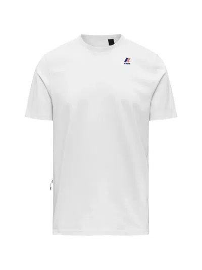 K-way Leonide Crew Neck Short Sleeves Top In White