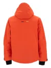 K-way Lesarcs 2l Twill Hooded Jacket In Orange